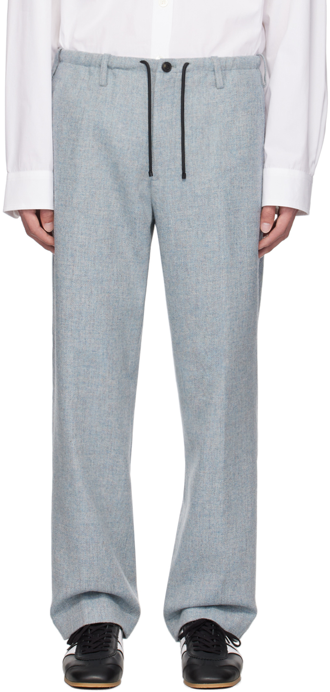 Blue Drawstring Pants