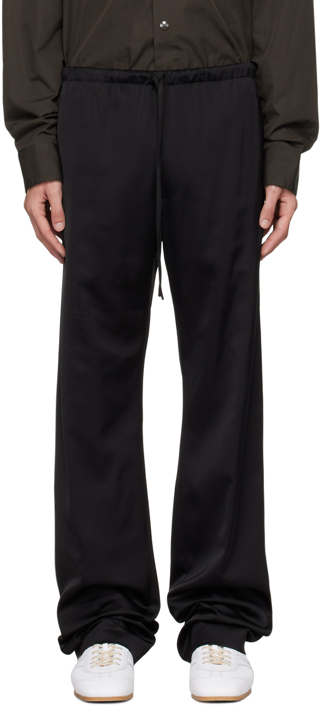 Black Drawstring Trousers