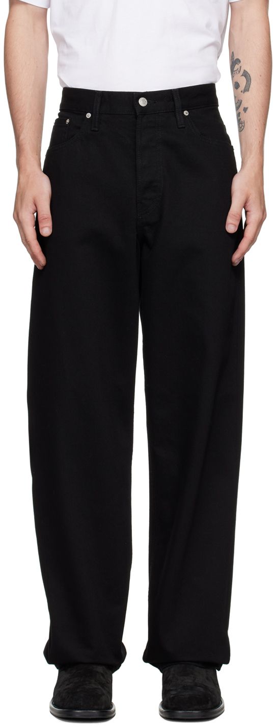 Dries Van Noten: Black Loose-Fit Jeans | SSENSE