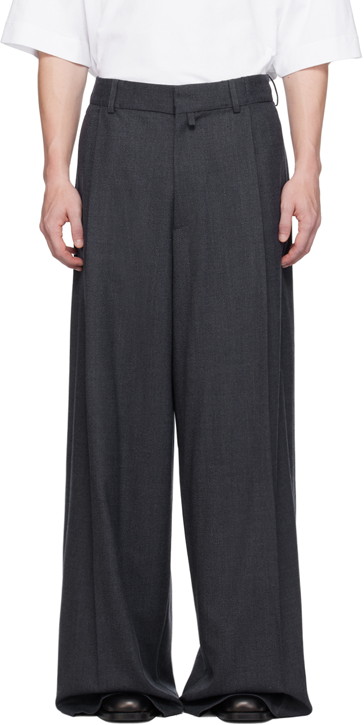 Shop Dries Van Noten Navy Four-pocket Trousers In 509 Navy