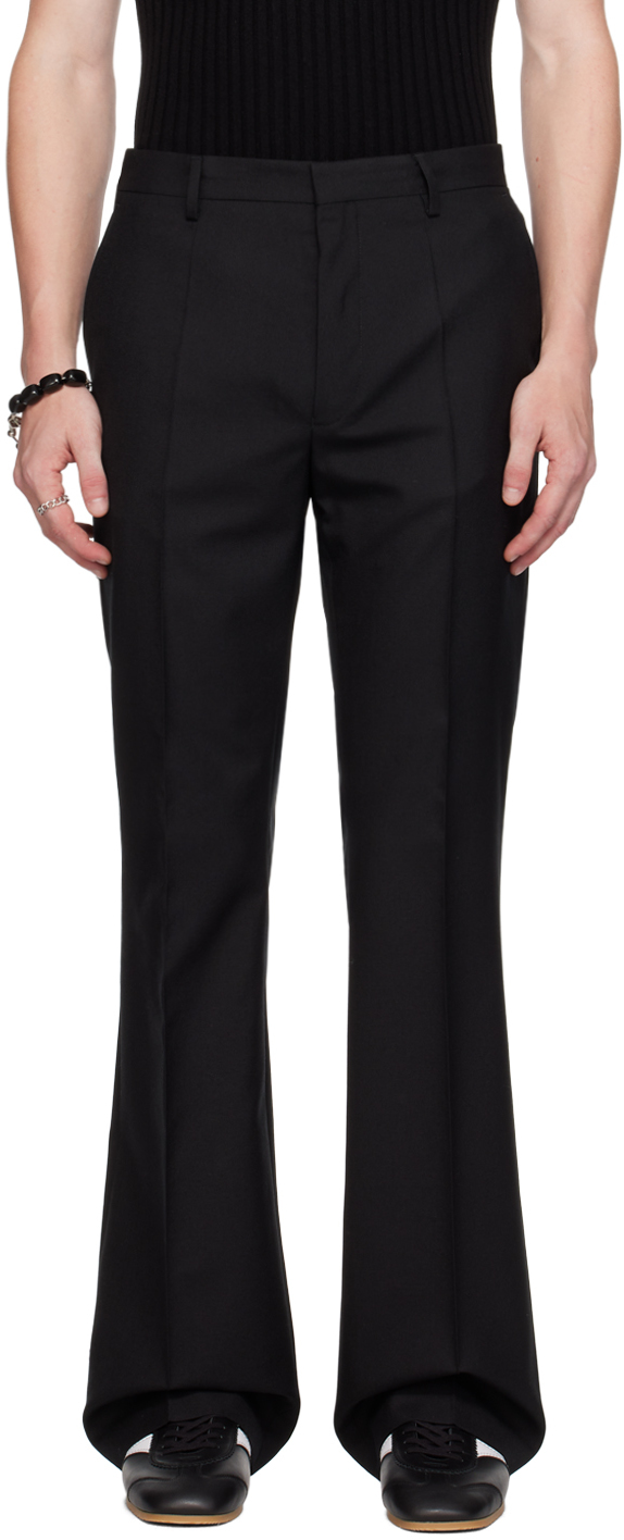 Black Wool Trousers