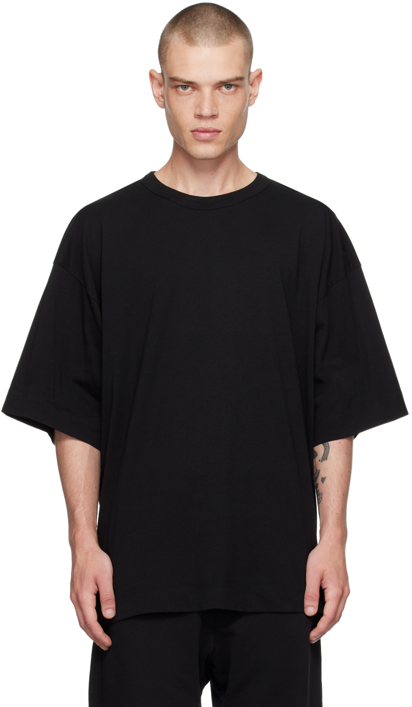 Black Loose Cotton T-Shirt