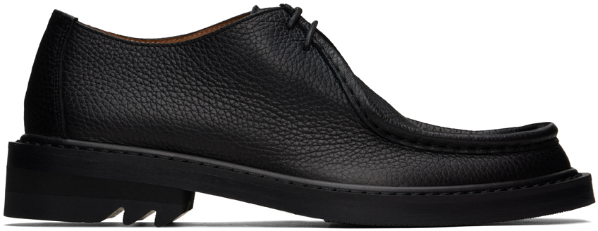 Black Leather Derbys