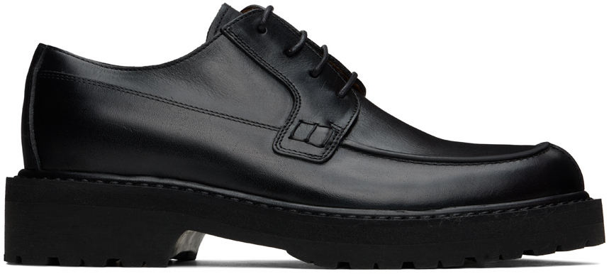 Black Leather Derbys