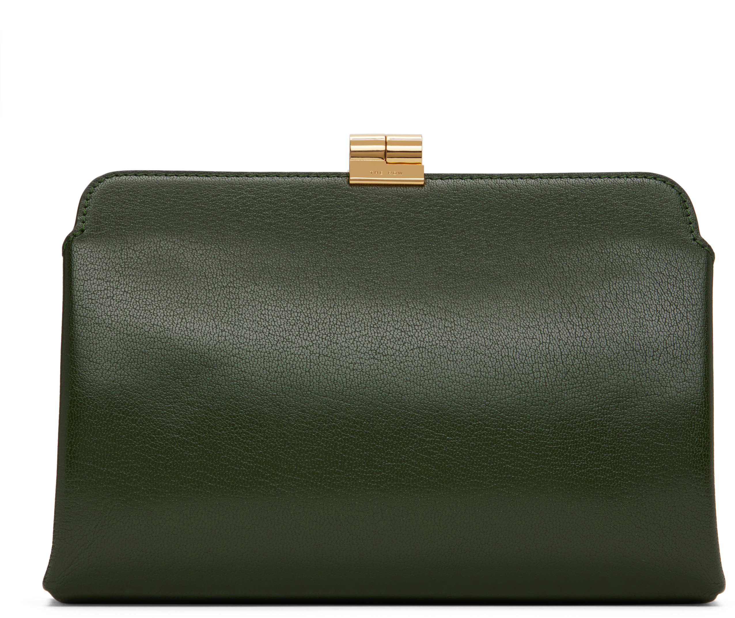 THE ROW GREEN AMAZON CLUTCH 