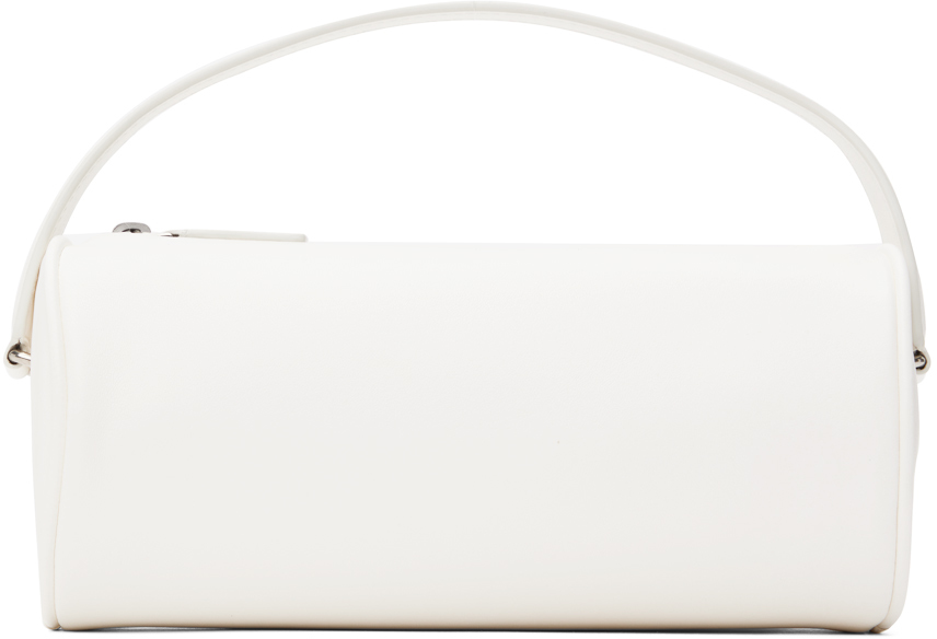 THE ROW WHITE ROUND 90'S BAG