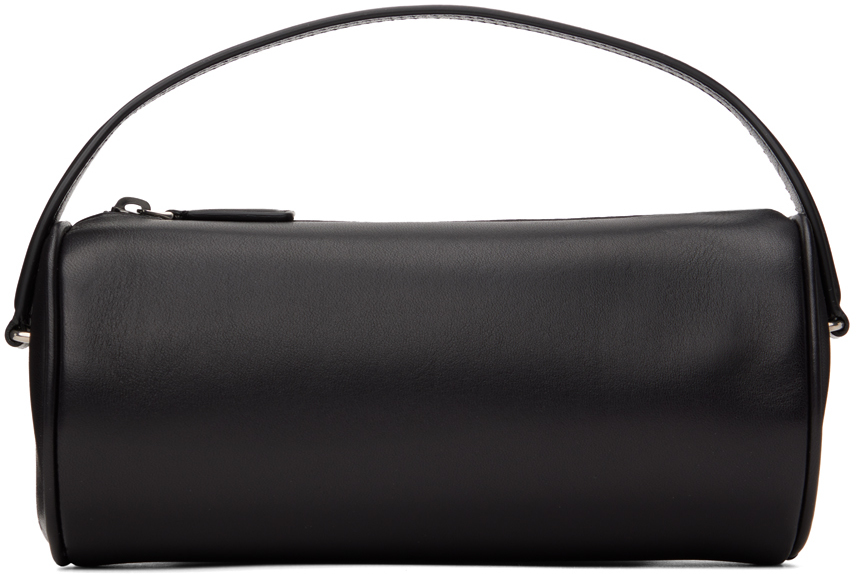 The Row Black Round 90's Bag In Blans Black Ans