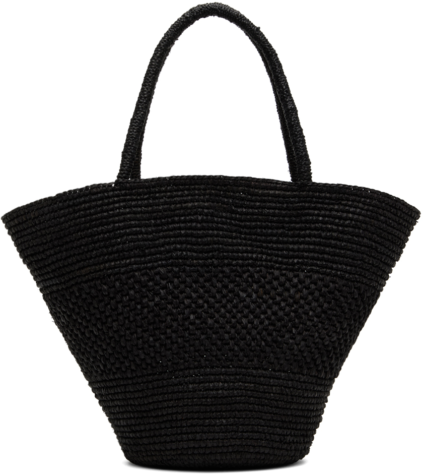 Shop The Row Black Emilie Tote In Bag Black Ang