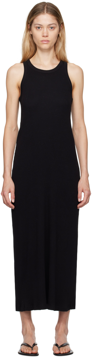 Shop The Row Black Yule Maxi Dress In Blk Black