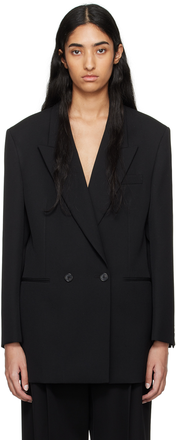 Shop The Row Black Lumis Blazer In Blk Black