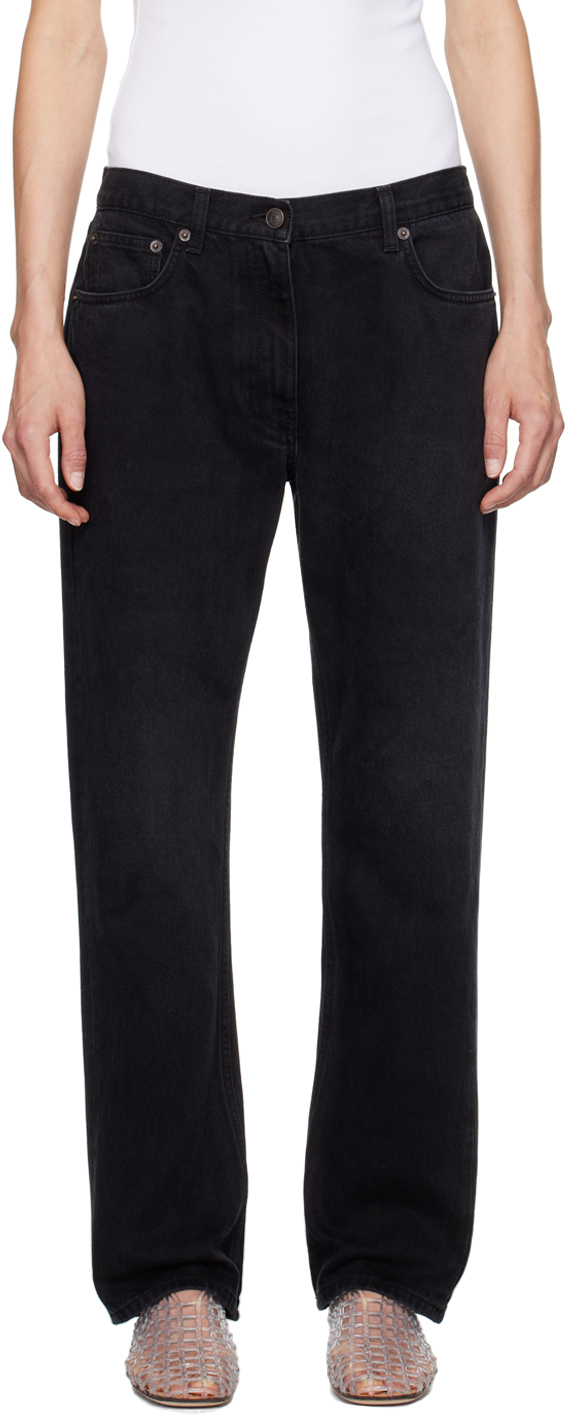 Shop The Row Black Ryley Jeans In Blk Black