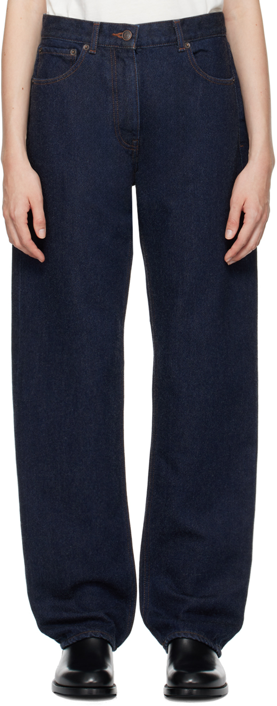 Shop The Row Indigo Berty Jeans In Ind Indigo