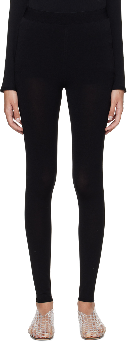 Shop The Row Black Clizia Leggings In Blk Black