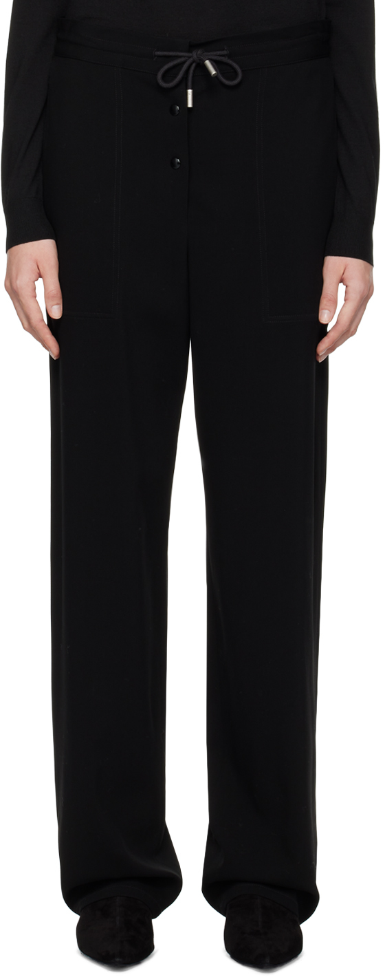 Shop The Row Black Bonnette Trousers In Blk Black