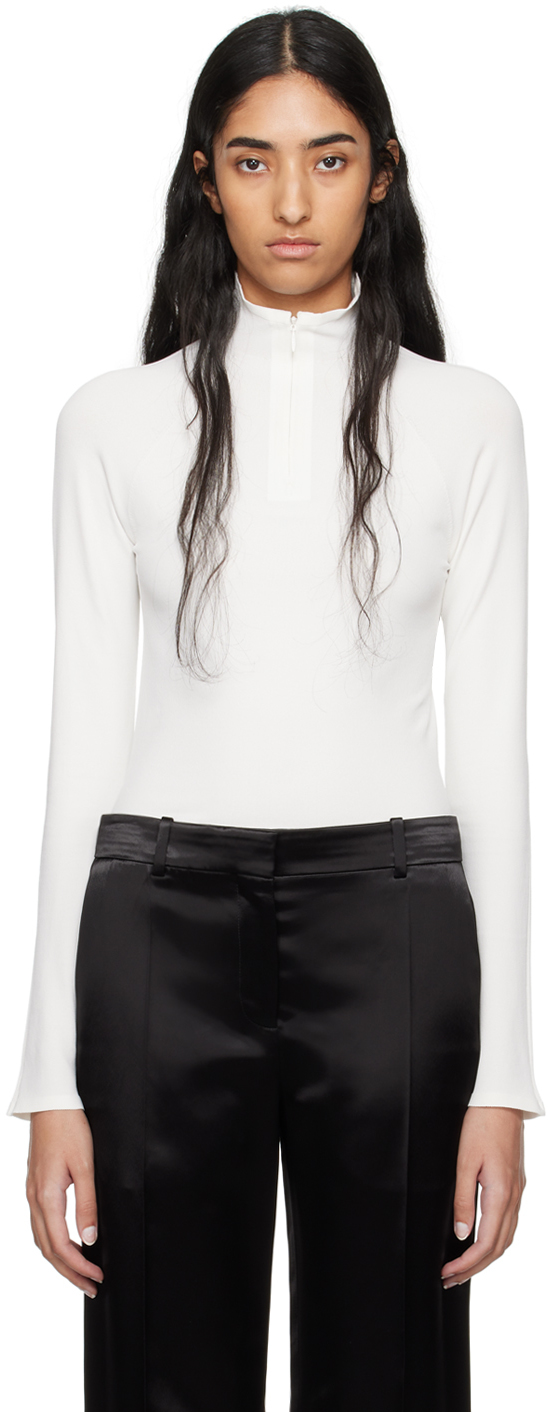 Shop The Row White Patti Turtleneck In Wht White