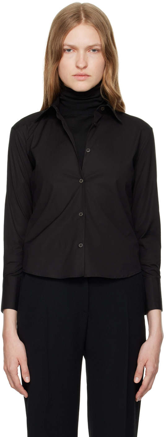 Shop The Row Black Frou Shirt In Blk Black