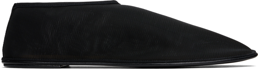 Shop The Row Black Sock Slippers In Blk Black