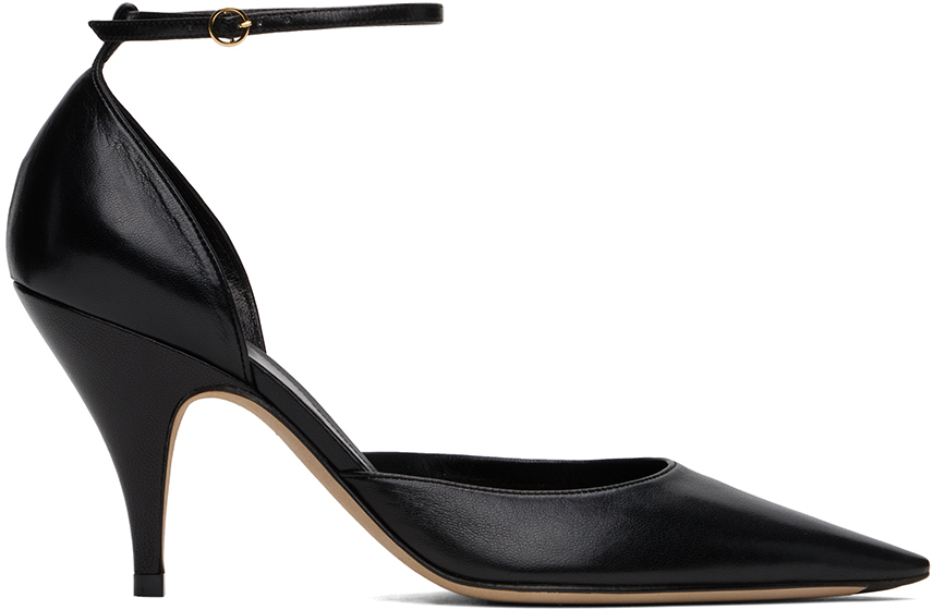 Black Liisa D'Orsay Pump Heels