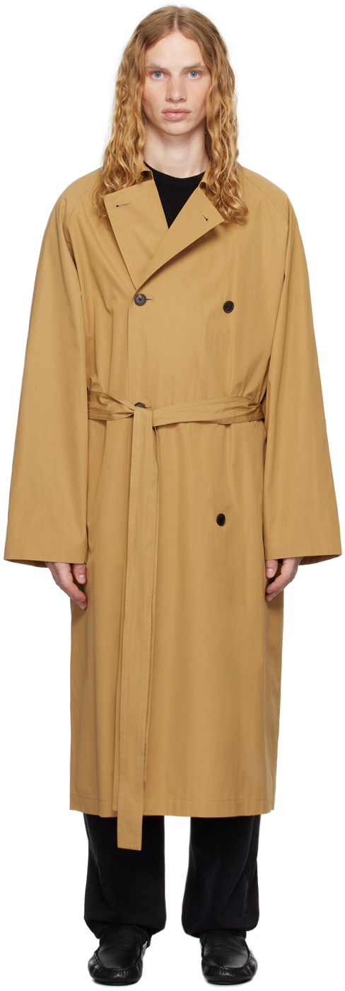 トレンチコート The Row Beige Cotton Kold Trench Coat Tan Kold Trench Coat by The Row on Sale