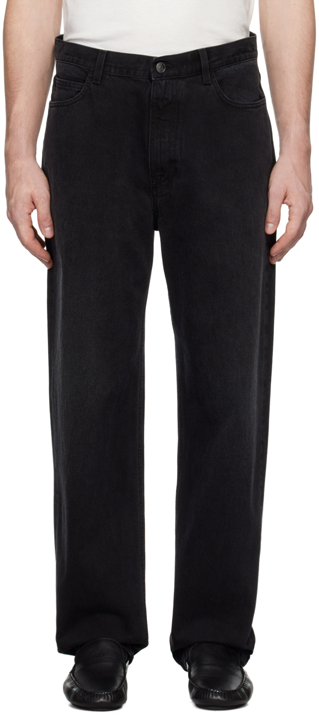 Shop The Row Black Elordi Jeans In Blk Black