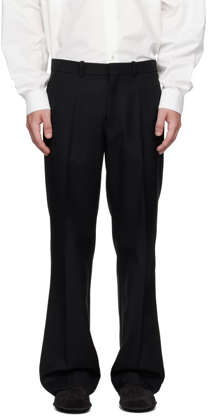 Shop The Row Black Albion Trousers In Blk Black