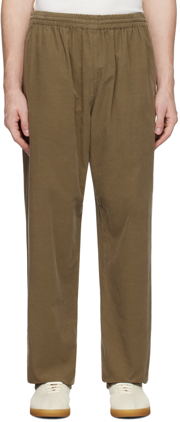The Row Khaki Ando Trousers In Khk Khaki