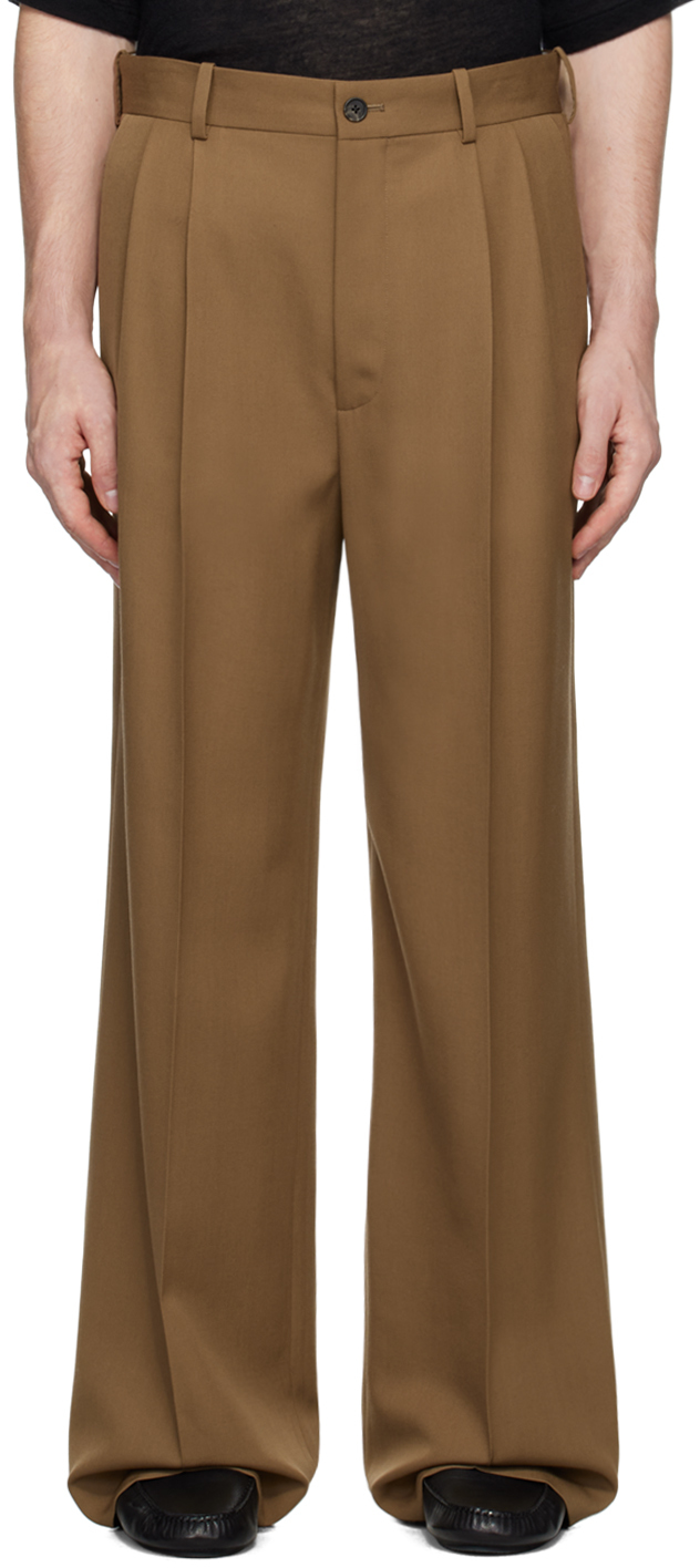 THE ROW BROWN HOLL TROUSERS 