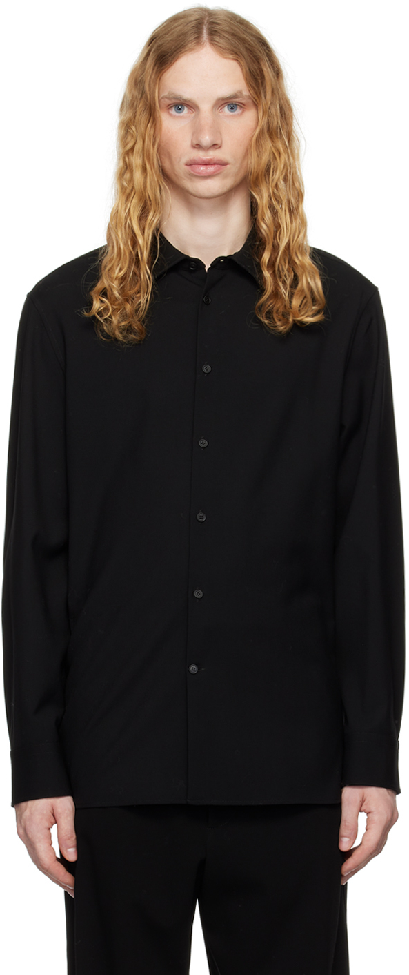 Shop The Row Black Beto Shirt In Blk Black