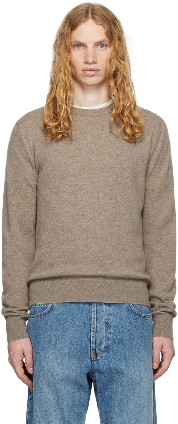 Shop The Row Taupe Benji Sweater In Dib Dirt Brown