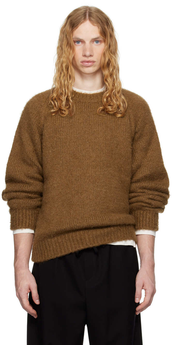 Shop The Row Brown Bruno Sweater In Tob Tobacco