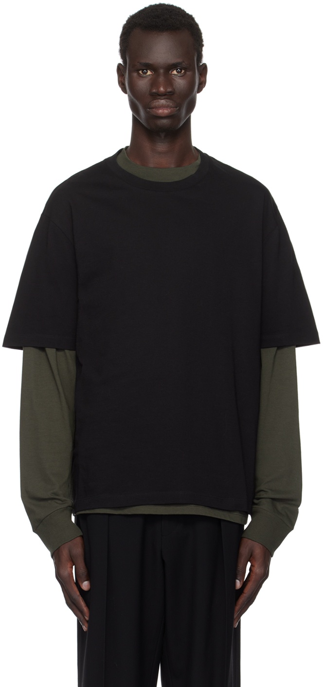 The Row: ブラック Errigal Tシャツ | SSENSE 日本
