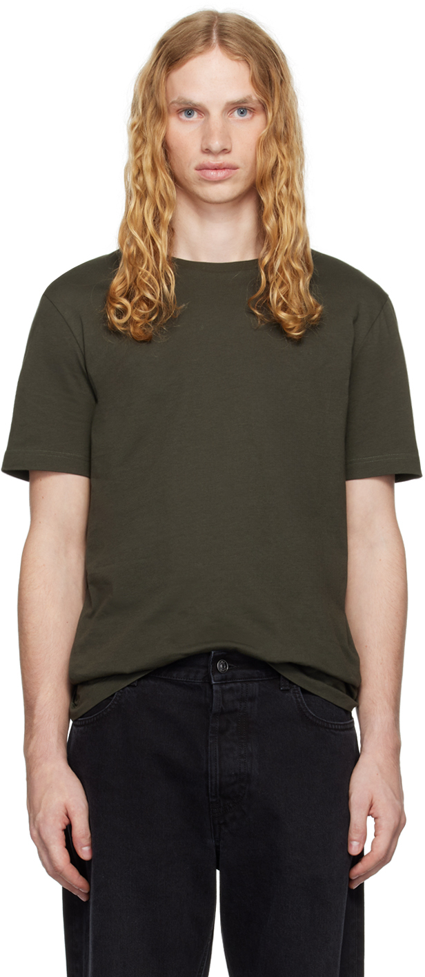 Shop The Row Khaki Luke T-shirt In Dvt Dovetail