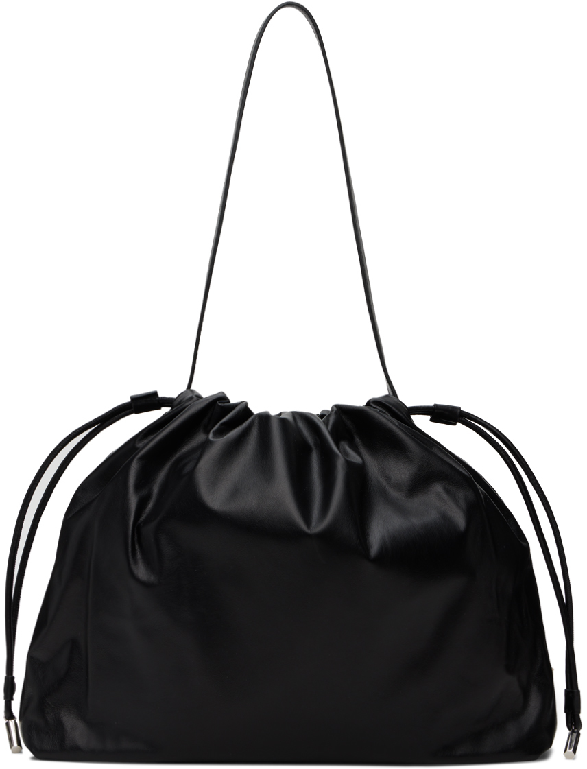 the row black angy shoulder bag