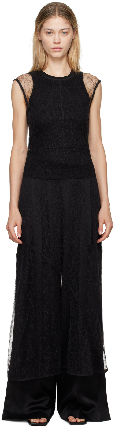 Black Montenegro Midi Dress