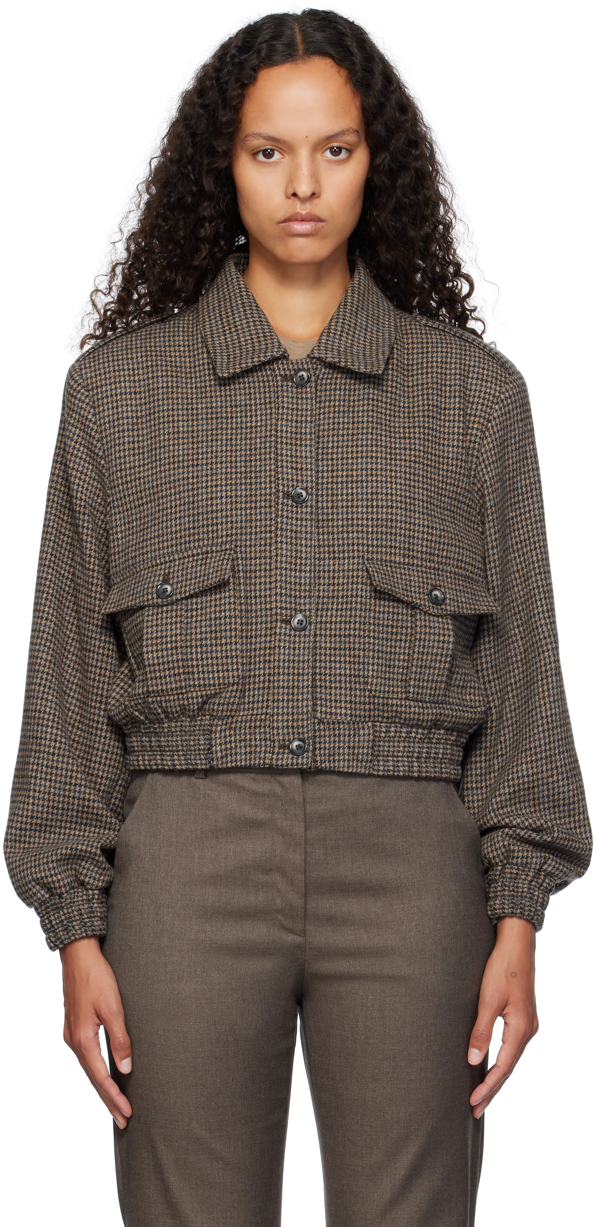 【関税込み】The Garment ブラウン Sion ボンバージャケット The Garmentのブラウン Sion ボンバージャケットがセール中