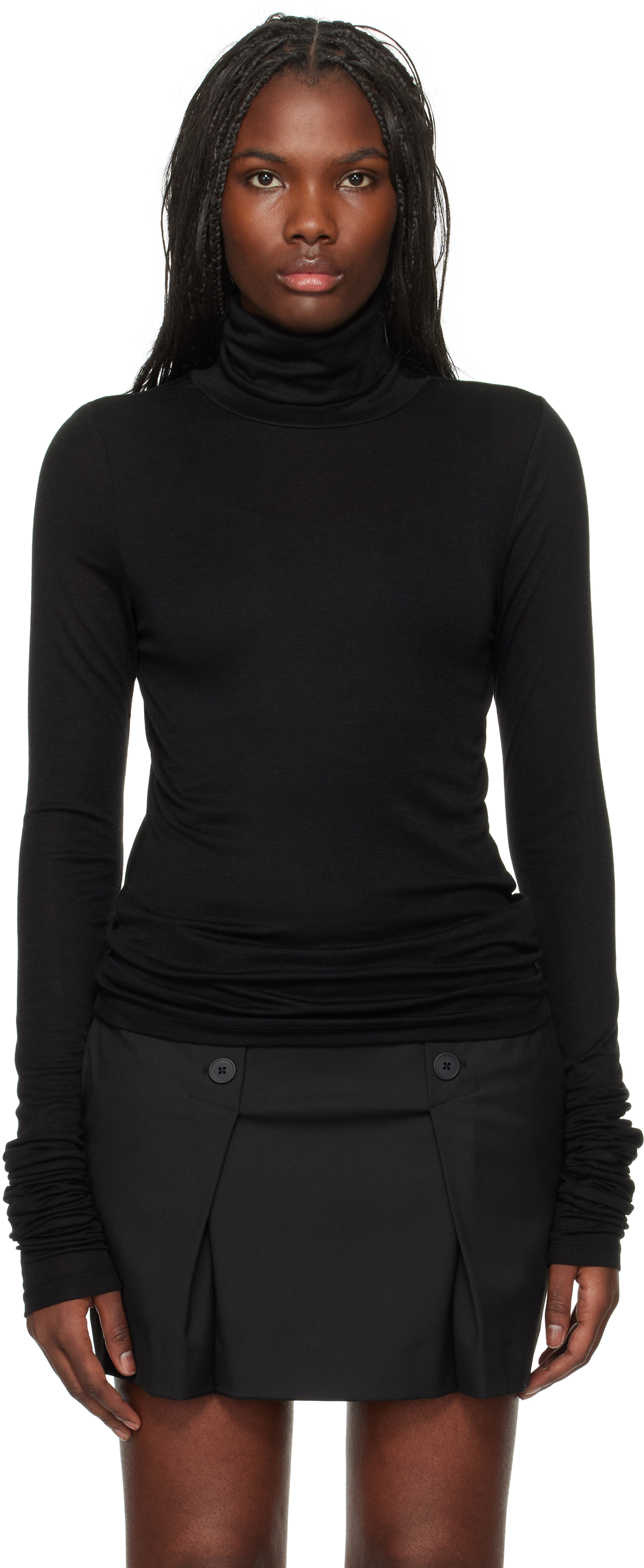 Black Bree Long Turtleneck