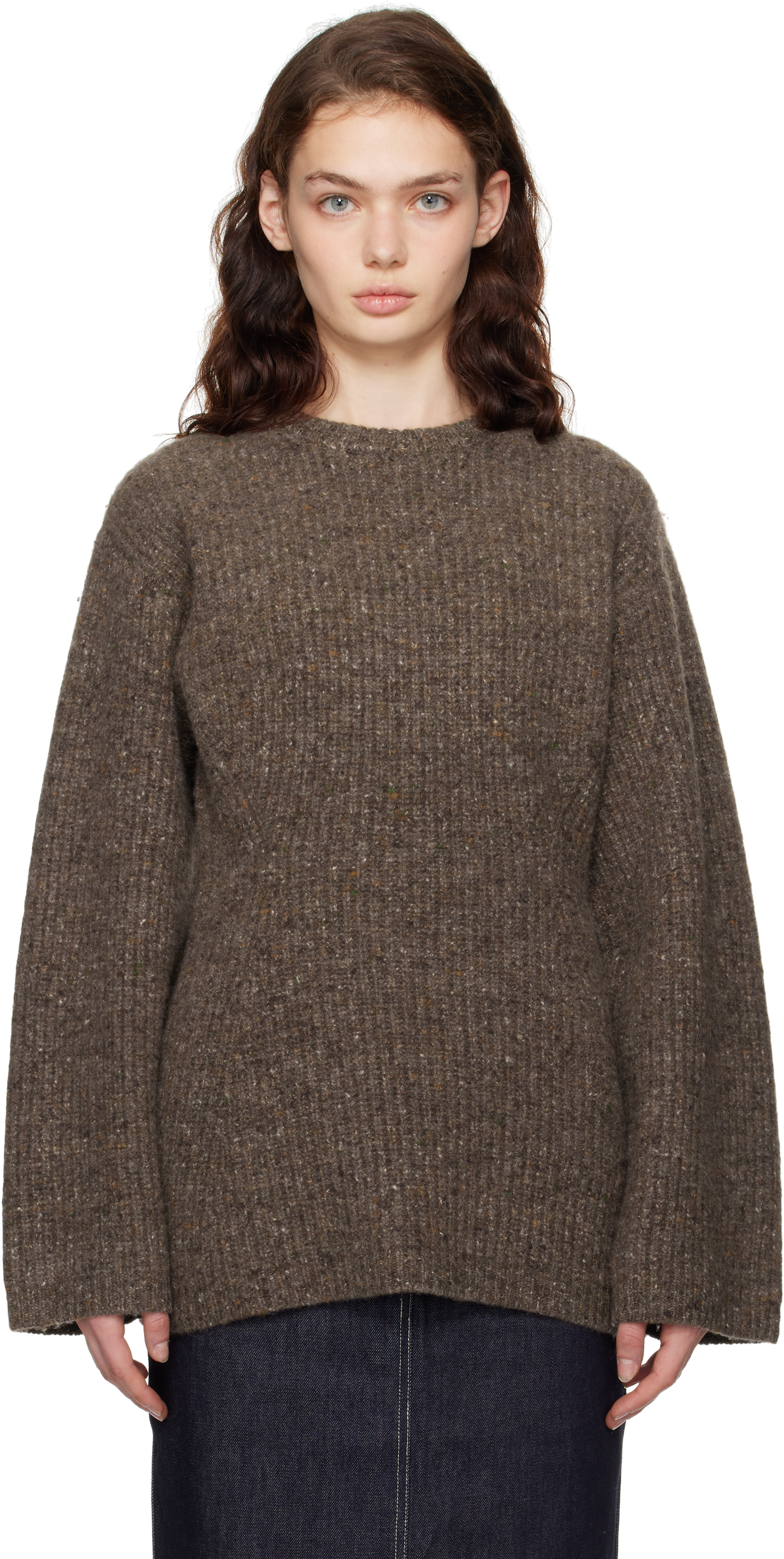 Brown Hourglass Sweater