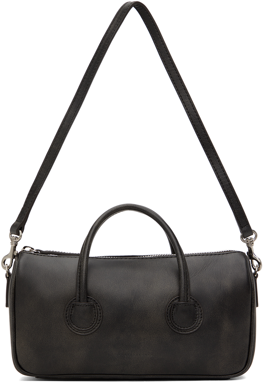 MARGE SHERWOOD BLACK ZIPPER SMALL BAG 