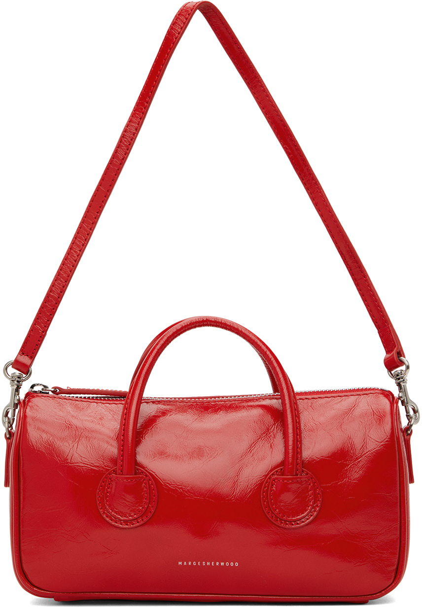 MARGESHERWOOD: Red Zipper Small Bag | SSENSE