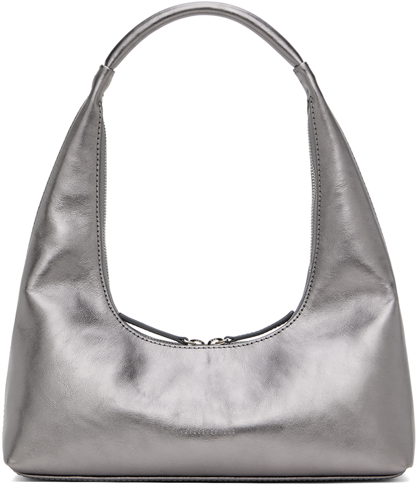 Gunmetal Integrated Strap Shoulder Bag