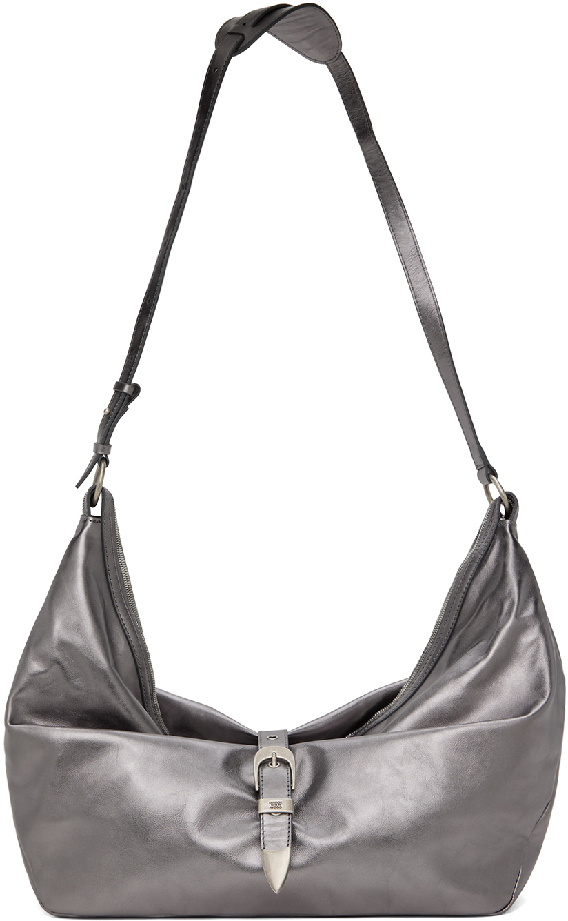 Gunmetal Belted Bag