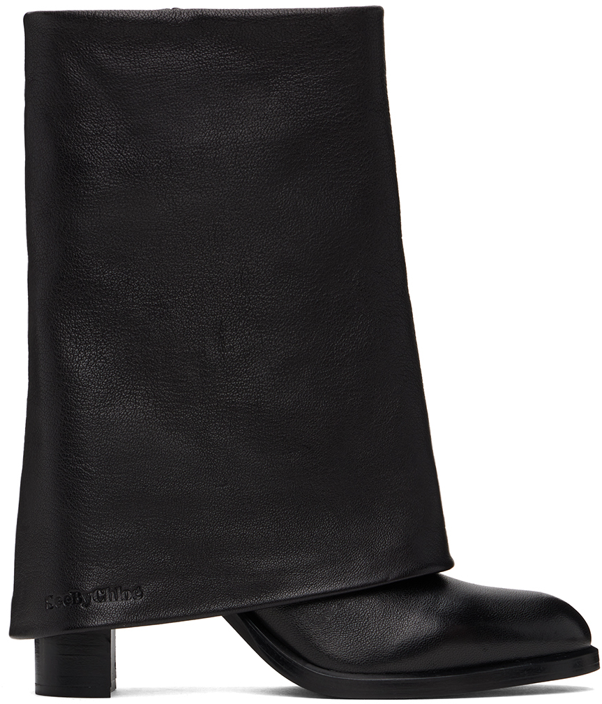 See by Chloé Black Melia Boots