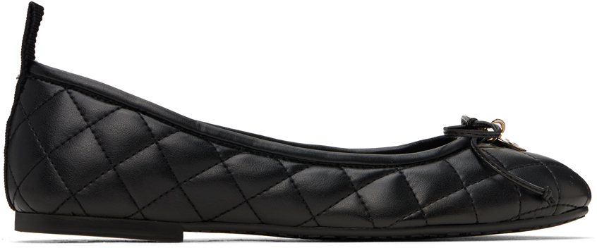 Shop See By Chloé Black Jodie Ballerina Flats In 999-black