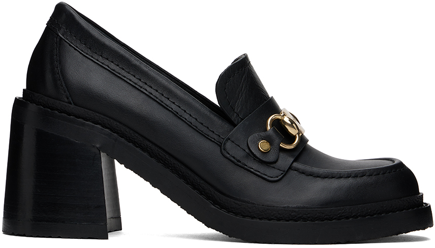 See by Chloé Tan Signature 1 Loafer Heels