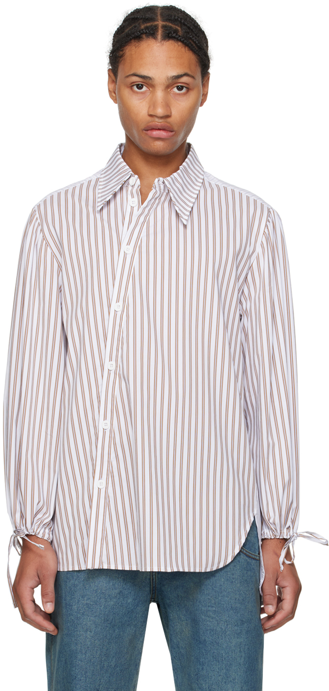 Andersson bell シャツ Andersson Bell Trompe L'Oeil Printed Check Shirt | ATB1340M