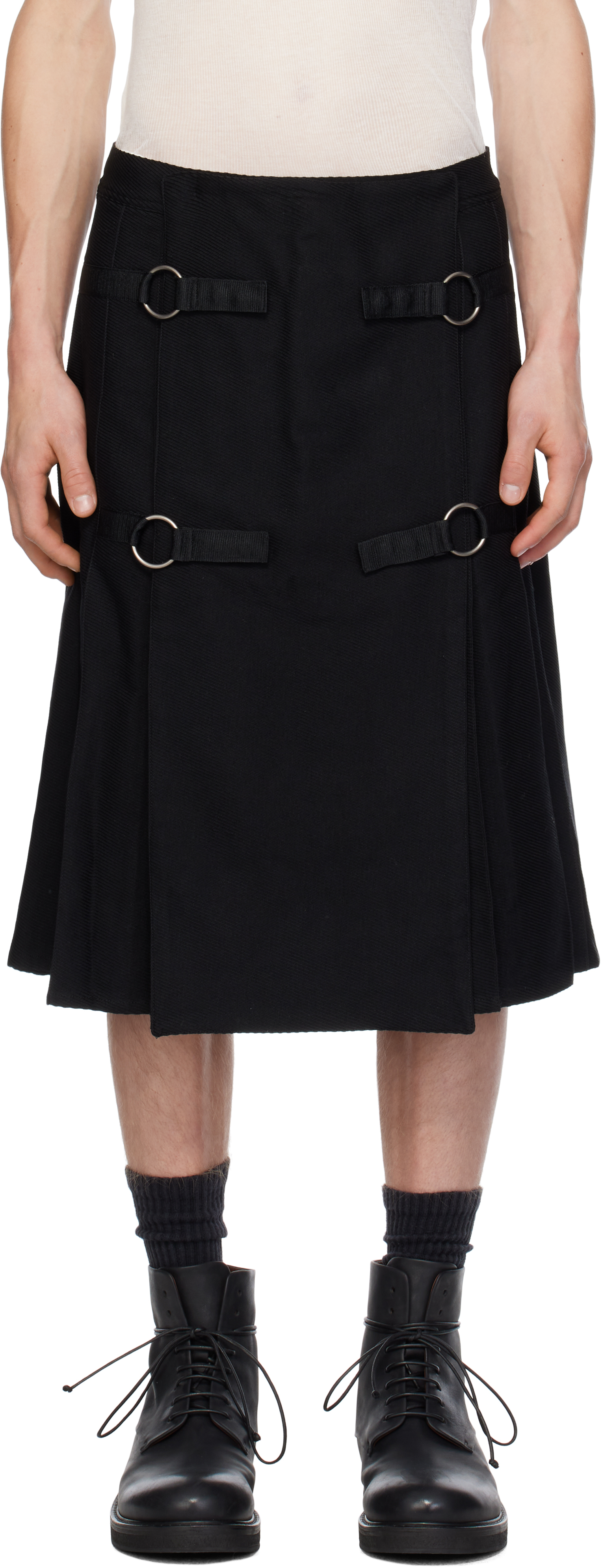 Black Kilt Skirt