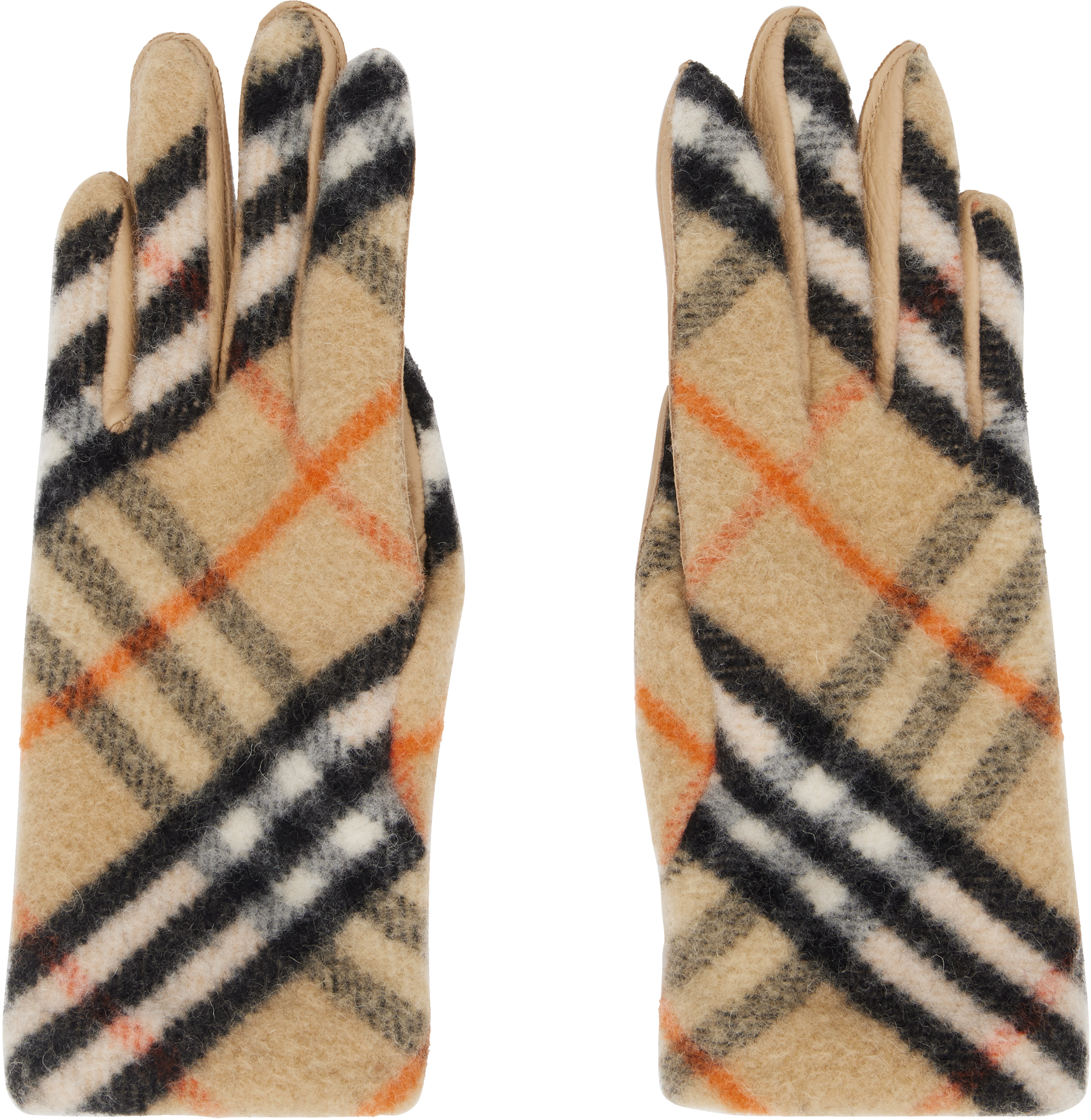【関税込み】Burberry ベージュ チェック ウール グローブ 三越伊勢丹 | burberry/バーバリー通販 | チェック ウール