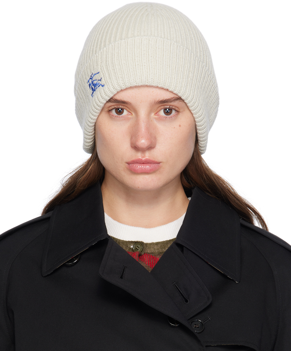 Off-White Equestrian Knight Cashmere Beanie