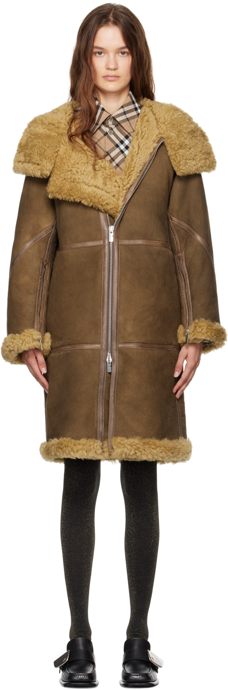 Shearling burberry online