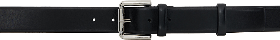 Black Reversible B Buckle Belt